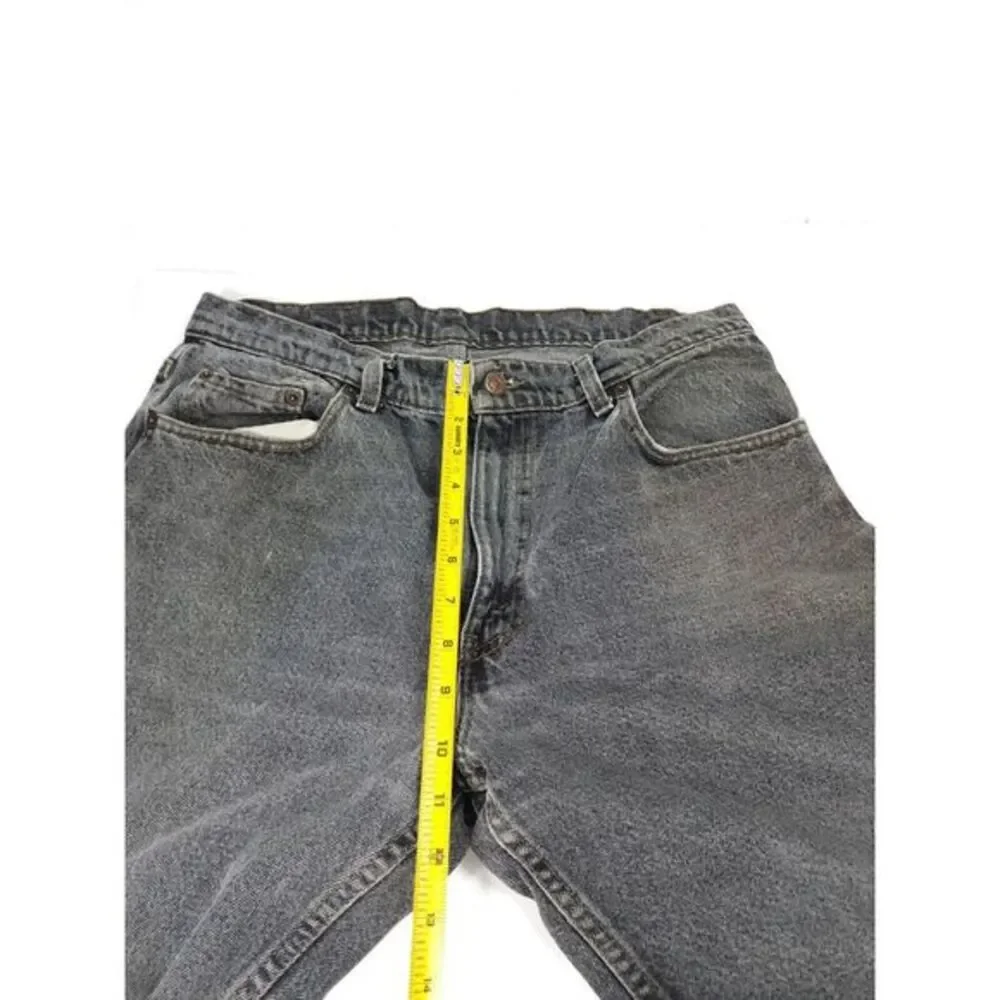 Vintage Levi's 506-4858 Black Denim Jean's Men's Size 36 x 32 Made in USA 80s 90